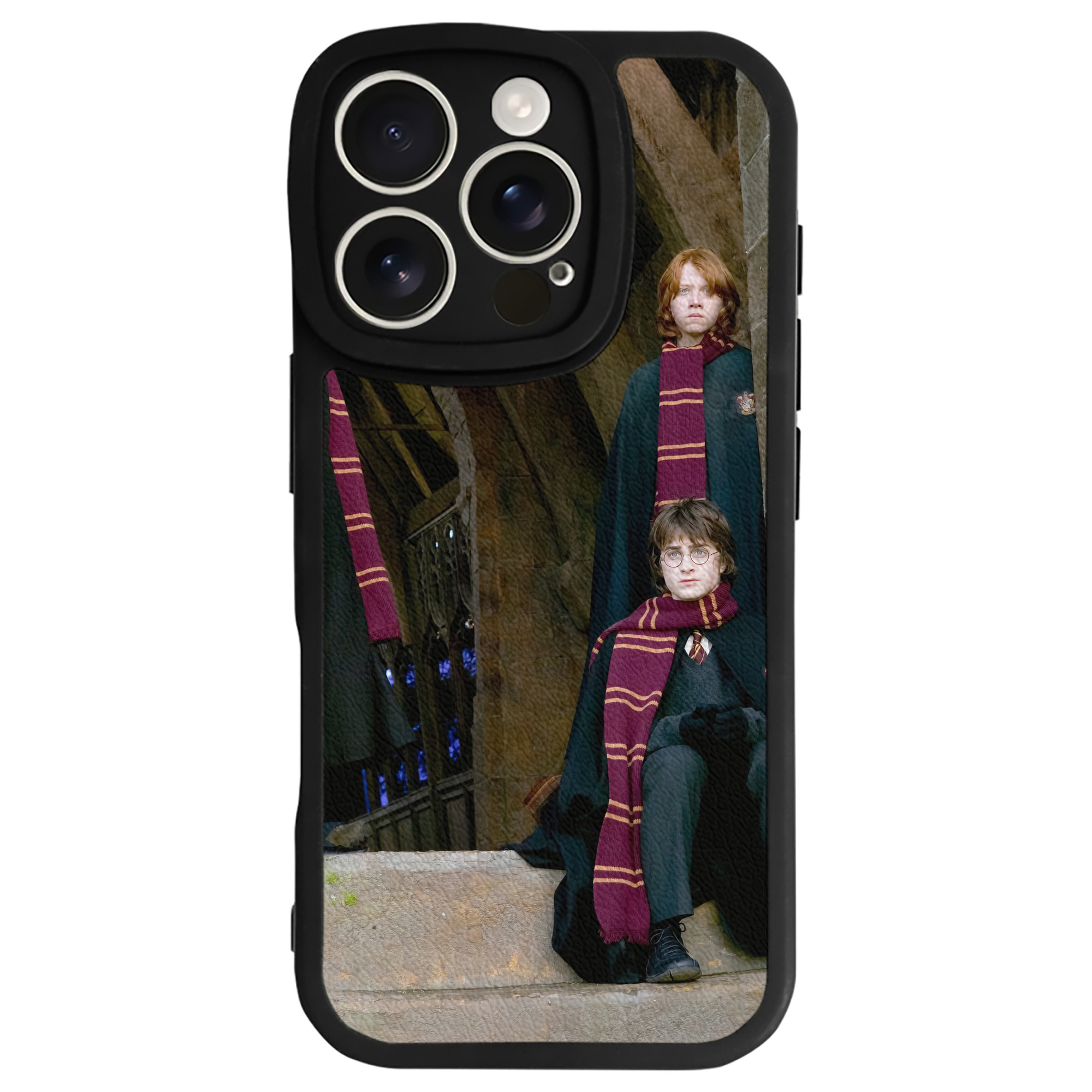 （画像用） Harry Potter ハリー・ポッターシリーズ 【iPhone 16シリーズ対応】シリコンスマホケース（レザー調） 材質：シリコン
